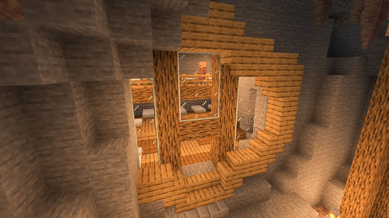 洞窟に秘密基地出来ました！！PART38【マイクラ】