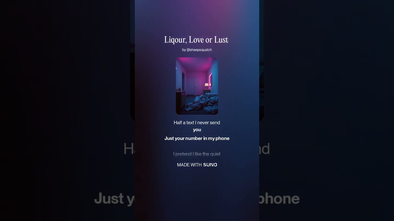 Liquor, Love or Lust