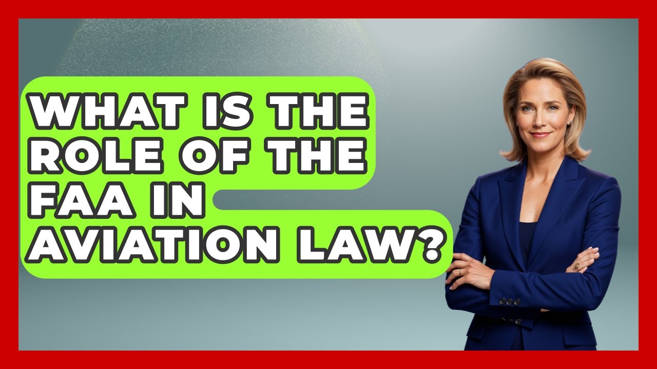 What Is The Role Of The FAA In Aviation Law? - Law School Prep Hub