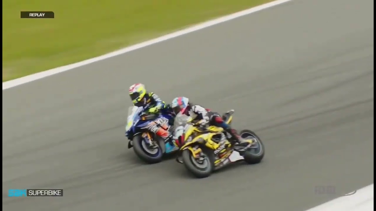 Assen IDM Race 2 Yamaha SBK #77 