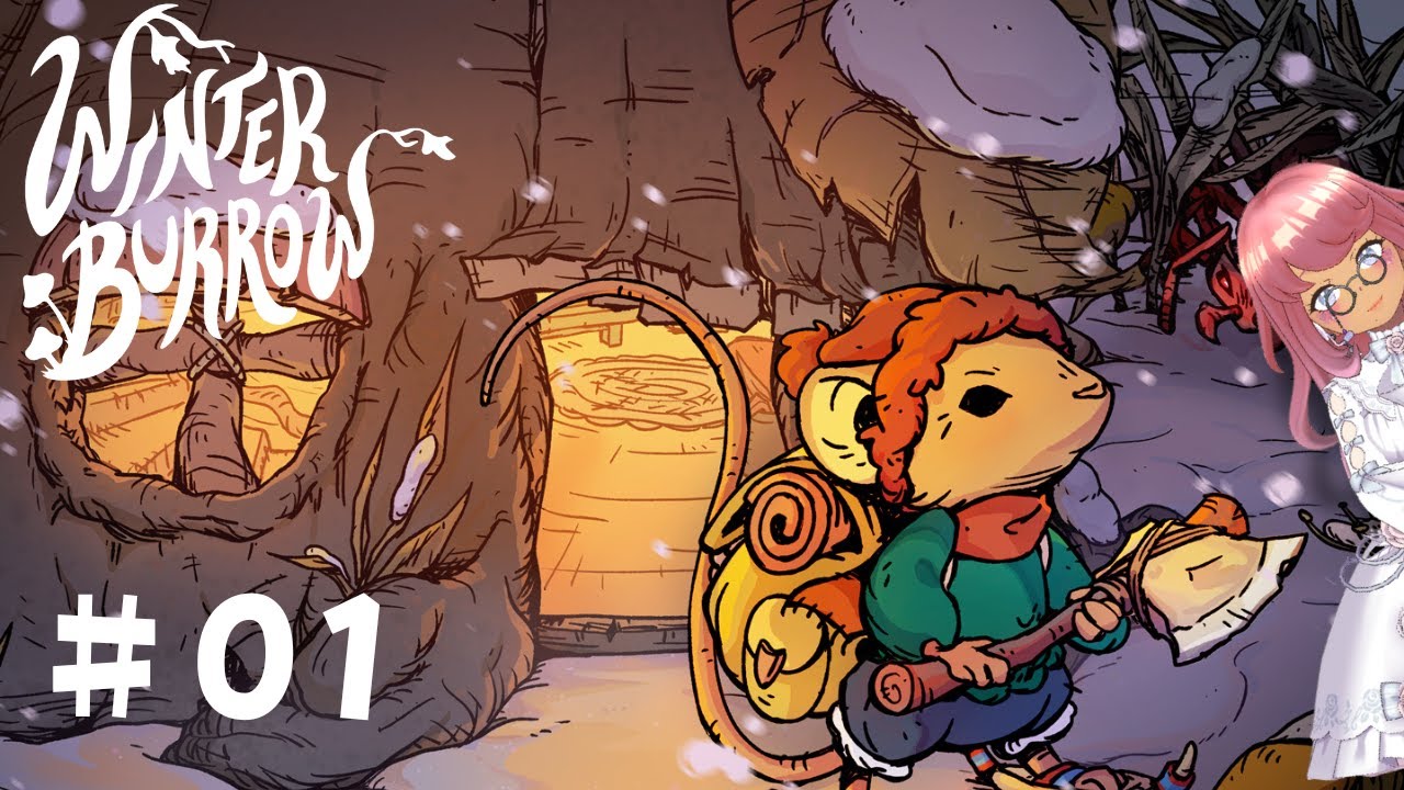 極寒を生き抜くかわいいネズミのサバイバル生活【WINTER BURROW】