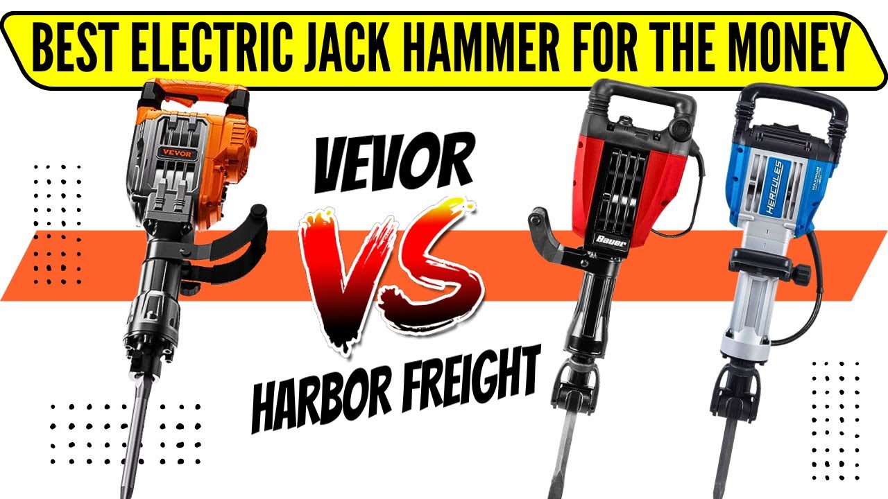 Отбойный молоток Vevor 3500 Вт против отбойных молотков Harbor Freight Hercules и Bauer: что лучш...