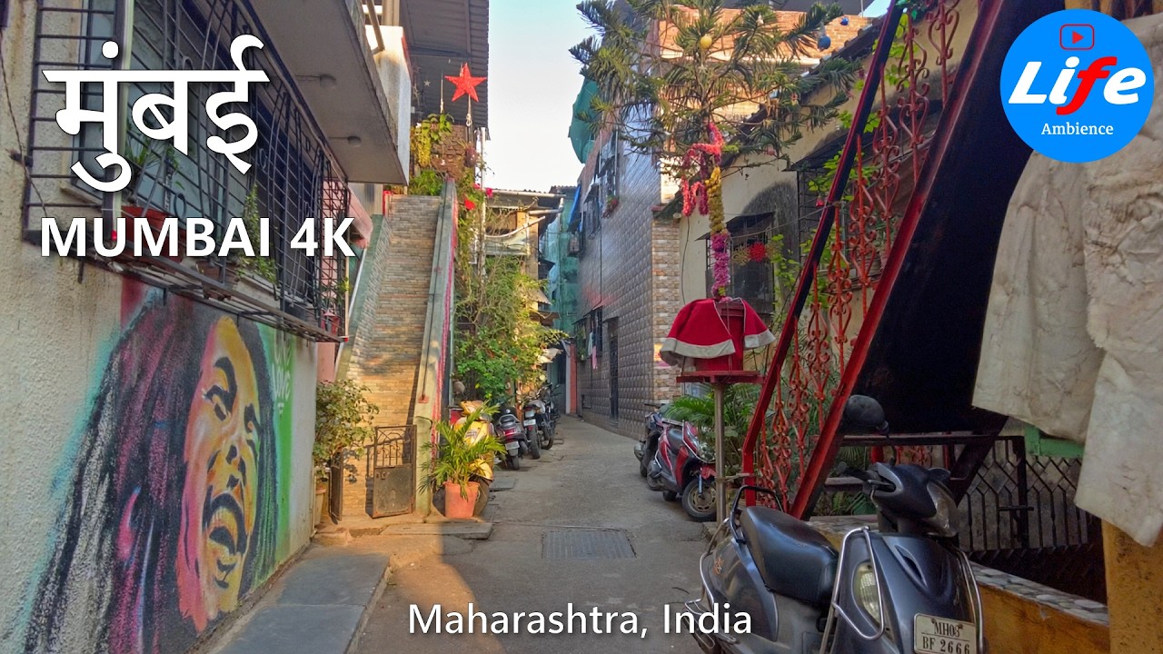 MUMBAI Kurla Christian Village Walking Tour 🇮🇳 - INDIA Walking Tour 4K HDR