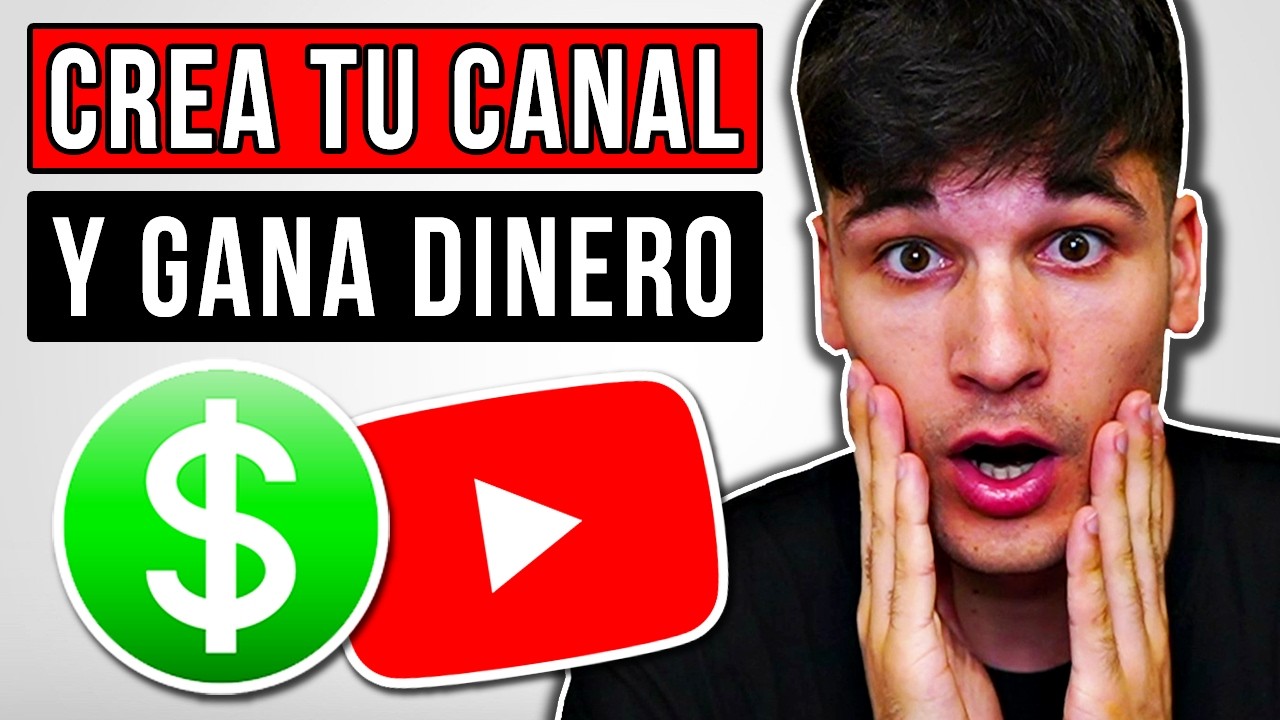 ✅ Cómo CREAR un CANAL de YOUTUBE para MONETIZAR 2026 👉 Tutorial paso a paso