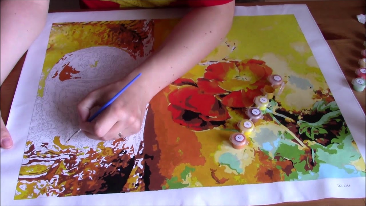 Paint By Number Timelapse - Amazing Buddha with top 10 inspirational quotes. Art therapy