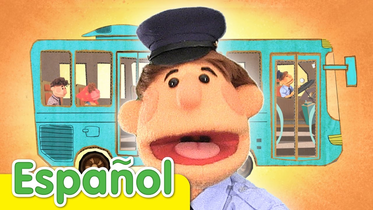 Las Ruedas Del Autobus | Canciones Infantiles | Super Simple Espa&ntilde;ol