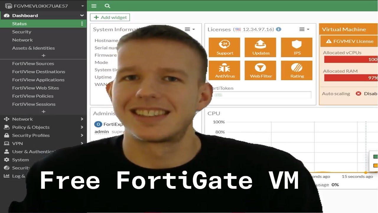 Kostenlose FortiGateVM 7.4 auf  Proxmox VE erstellen