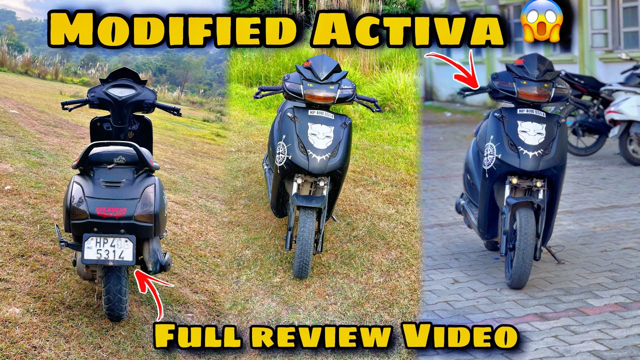 Activa Best Modification || Activa Modification Full Review in Detail || Aadi Motovlogs
