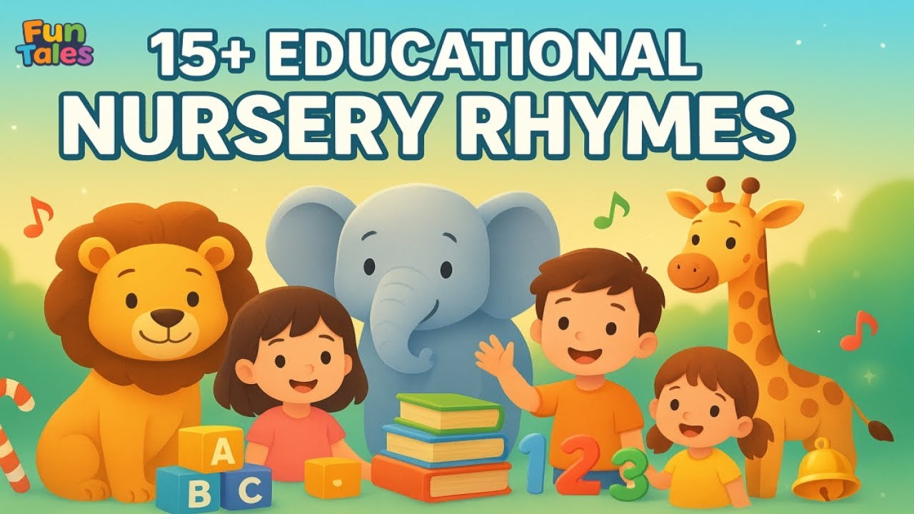 15+ Nursery Rhymes Collection for Kids & Adults | ABC, Animals, Learning Poems & More