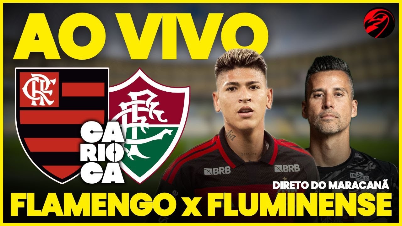 🔴 AO VIVO: FLAMENGO x FLUMINENSE | JOGO DO CARIOCA 2026 | 4&ordf; RODADA