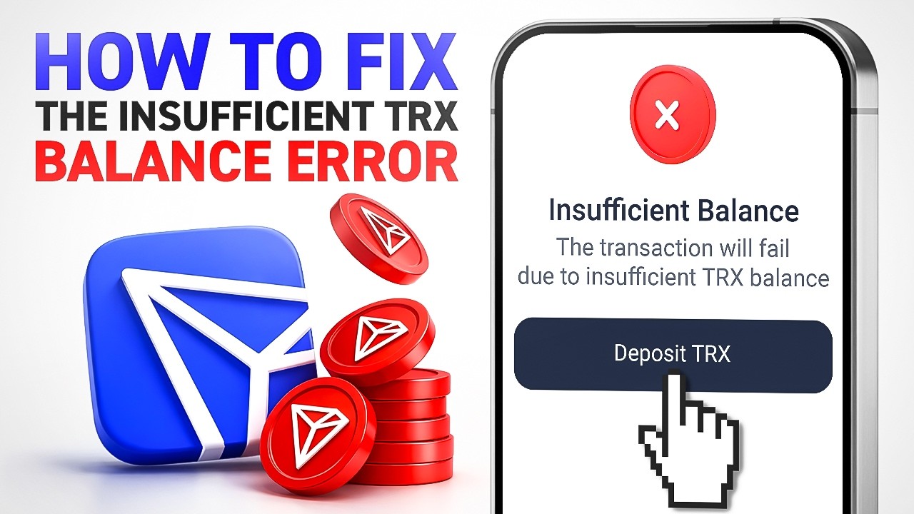 How to Fix Insufficient TRX Balance Error in TronLink & Get TRX in Few Clicks (Send USDT With 0 TRX)