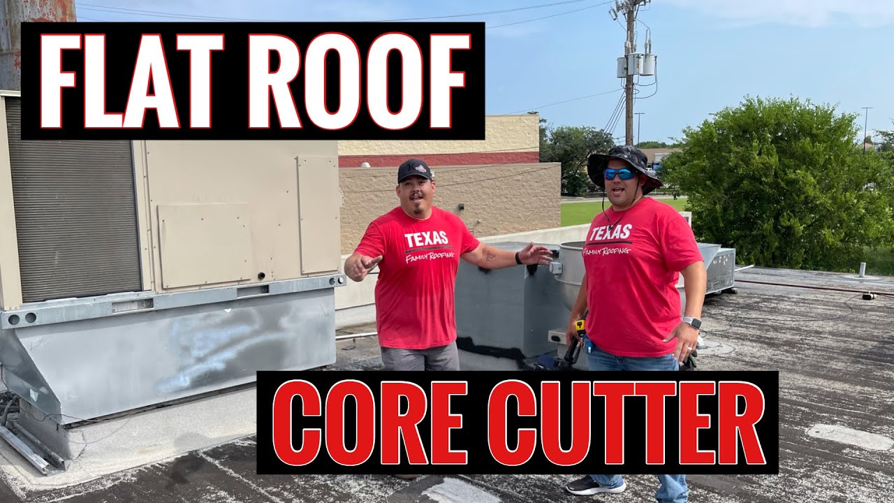 How to Core Cut a flat roof