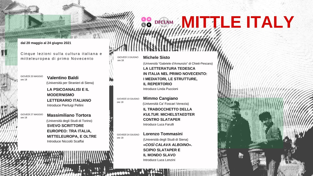 MITTLE ITALY - Valentino Baldi, LA PSICOANALISI E IL MODERNISMO LETTERARIO ITALIANO