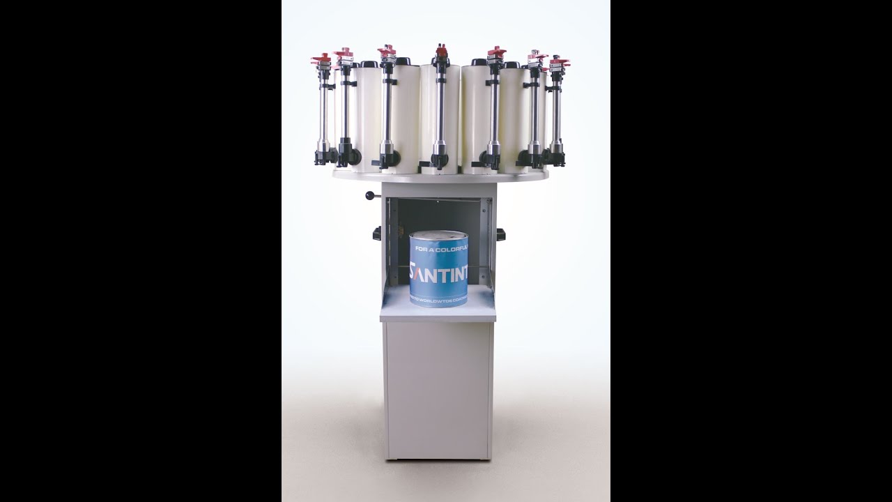 SANTINT M3 Manual Dispenser Installation Floor Standing version