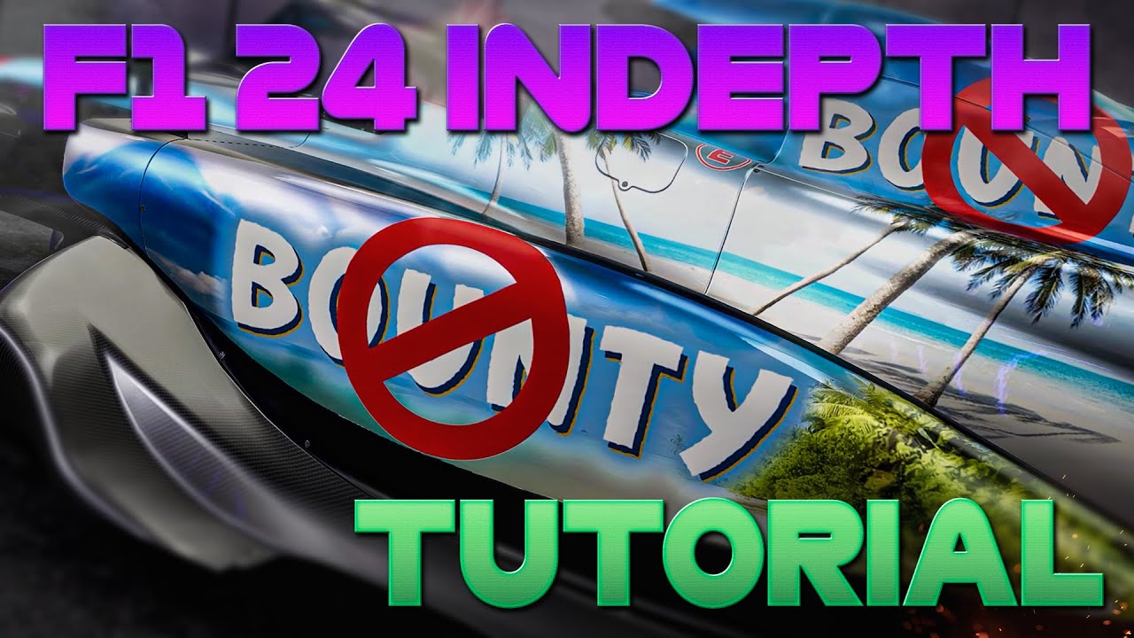 F1 24 | IN DEPTH CUSTOM LIVERY TUTORIAL!