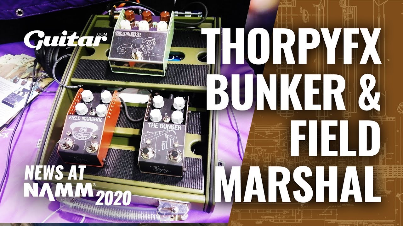 Demo: Listen to the vintage-inspired Bunker and Field Marshal drive pedals #NAMM2020