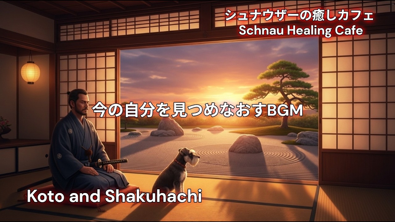 自分を見つめなおす琴と尺八のBGM。The background music of koto and shakuhachi will help you reflect on yourself.