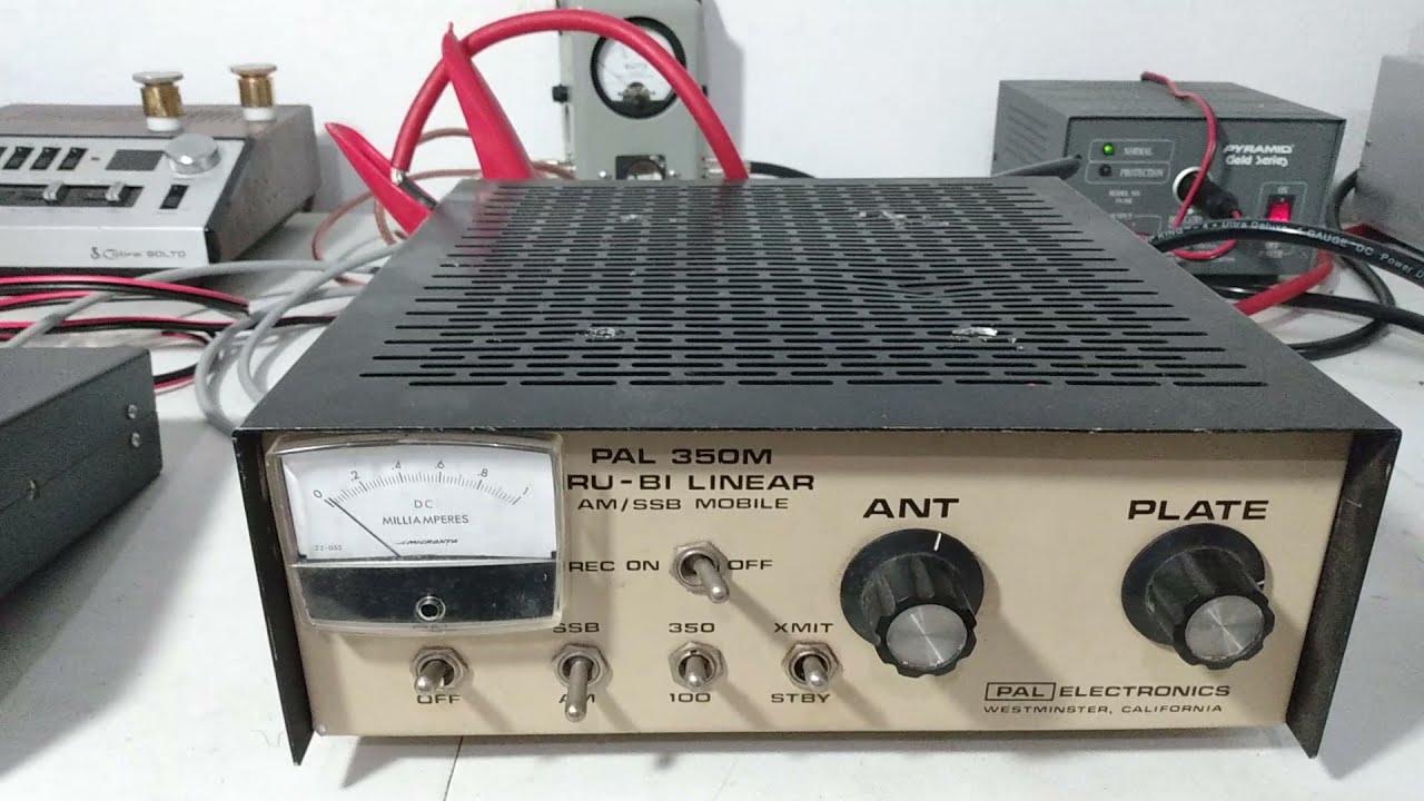 PAL 350M TRU- BI Linear Amplifier, Mobile tube type amplifier, fully operational and tested