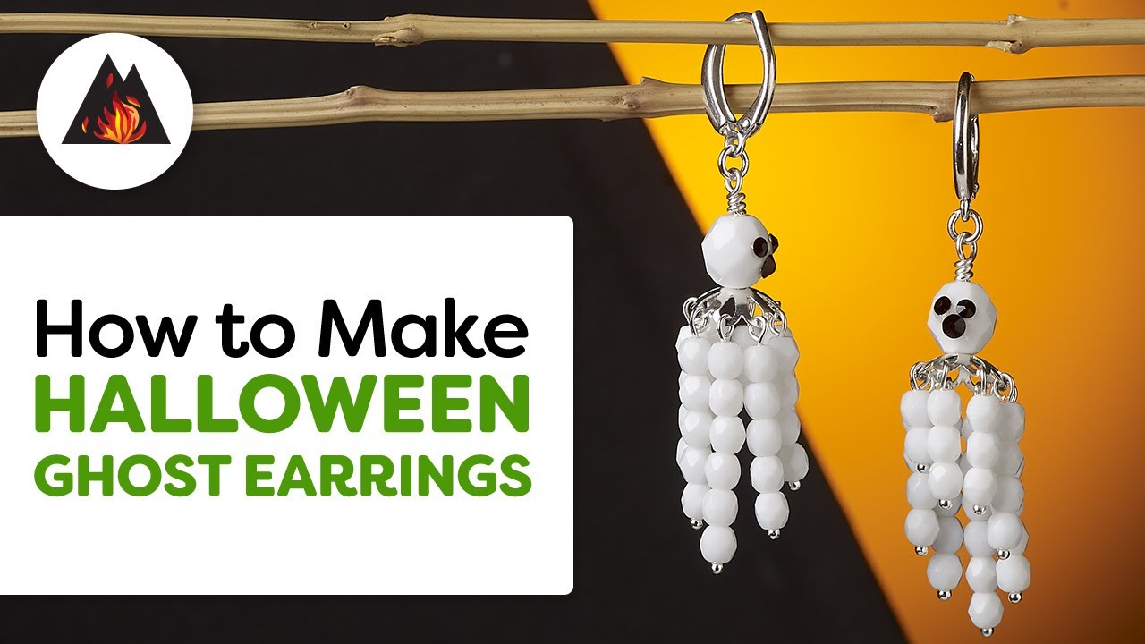 How to Make Cute DIY Ghost Earrings