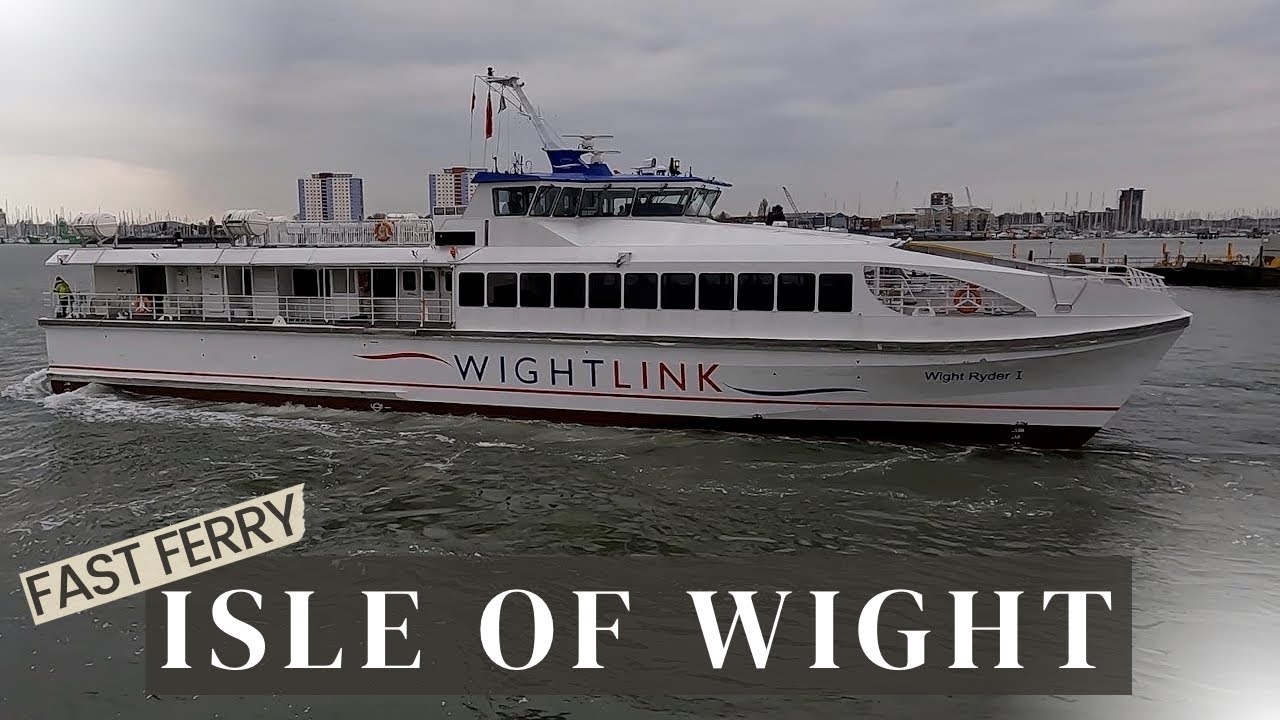 Isle of Wights Fast Ferry - Wightlink - Portsmouth to Ryde