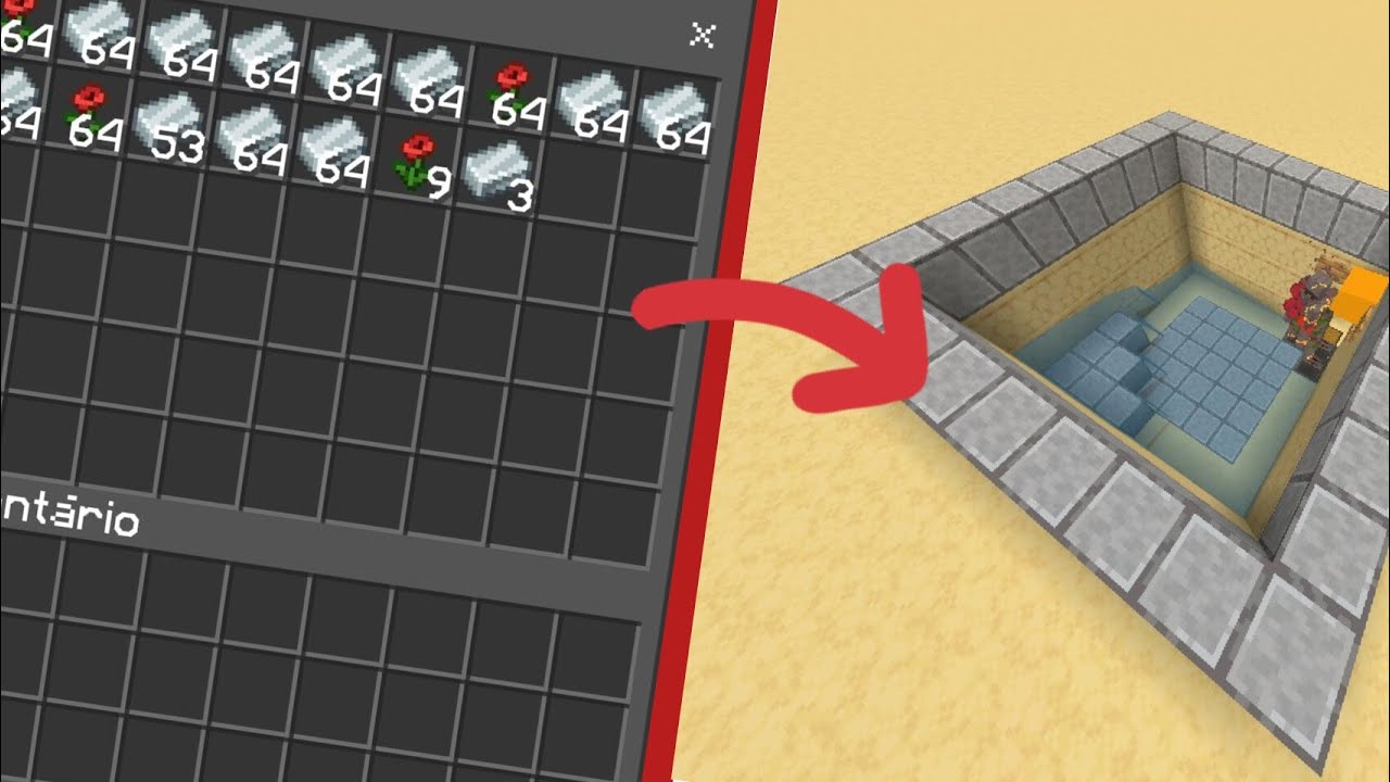 ✔️ farm de ferro fácil de fazer no Minecraft 