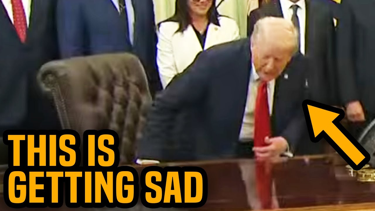 Trump's HEALTH SPIRAL caught on tape