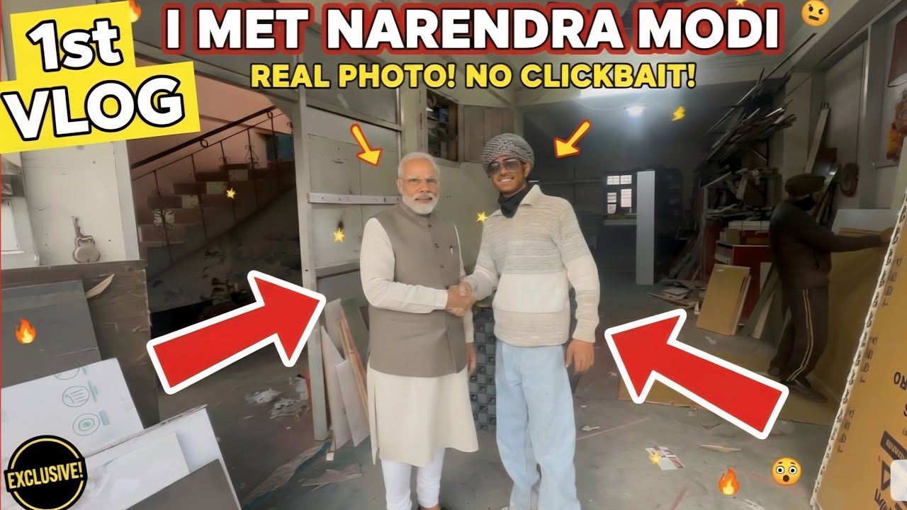 I met “Modi ji” in my first vlog 🙈😳 Must watch now… Vlog #1