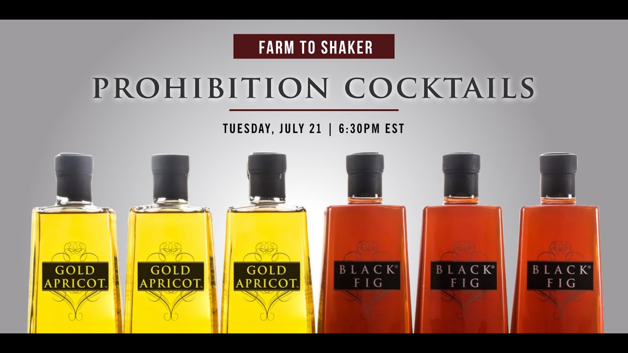 Farm to Shaker: Prohibition Cocktails at Home