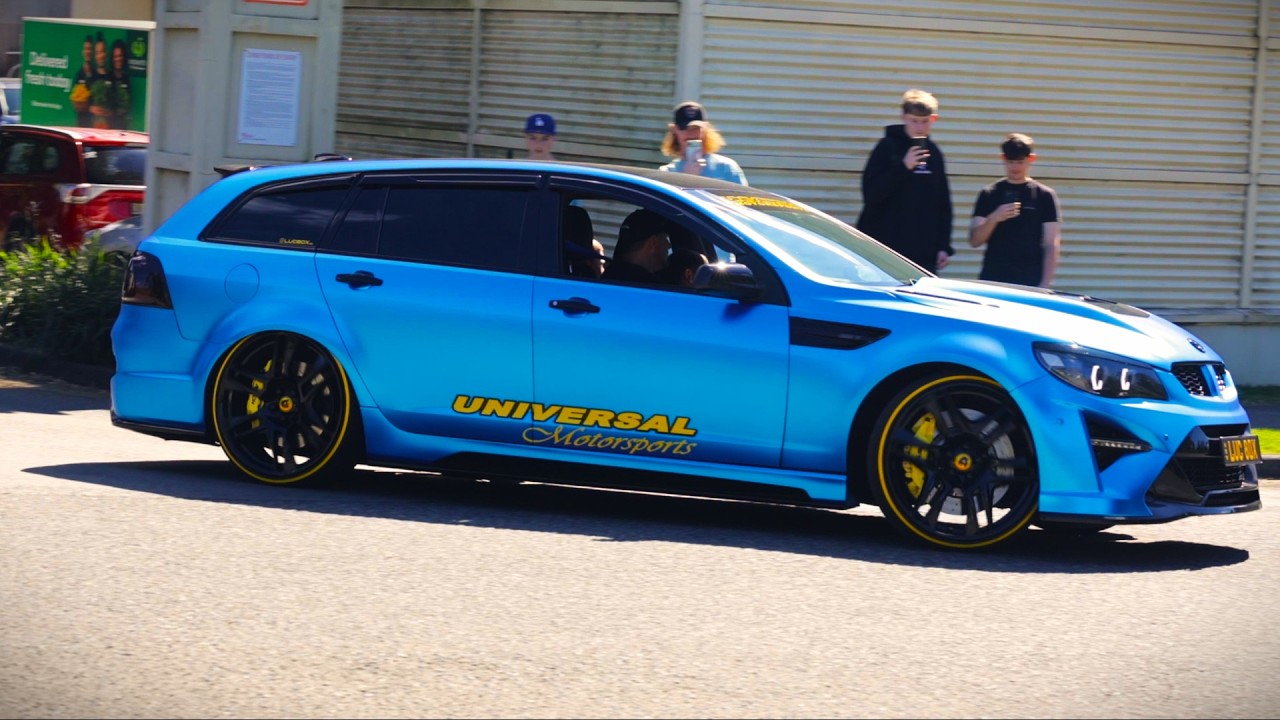 Aussie Car Culture is Unmatched! LOUD Holden V8s Leaving Meet 4K!