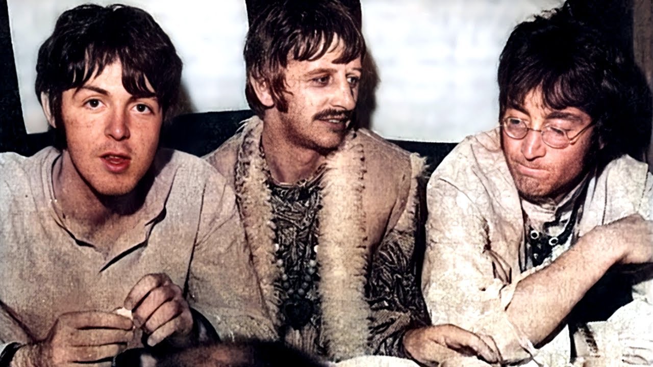 The Beatles travel to Bangor with Mick Jagger and Maharishi Mahesh Yogi (1967)
