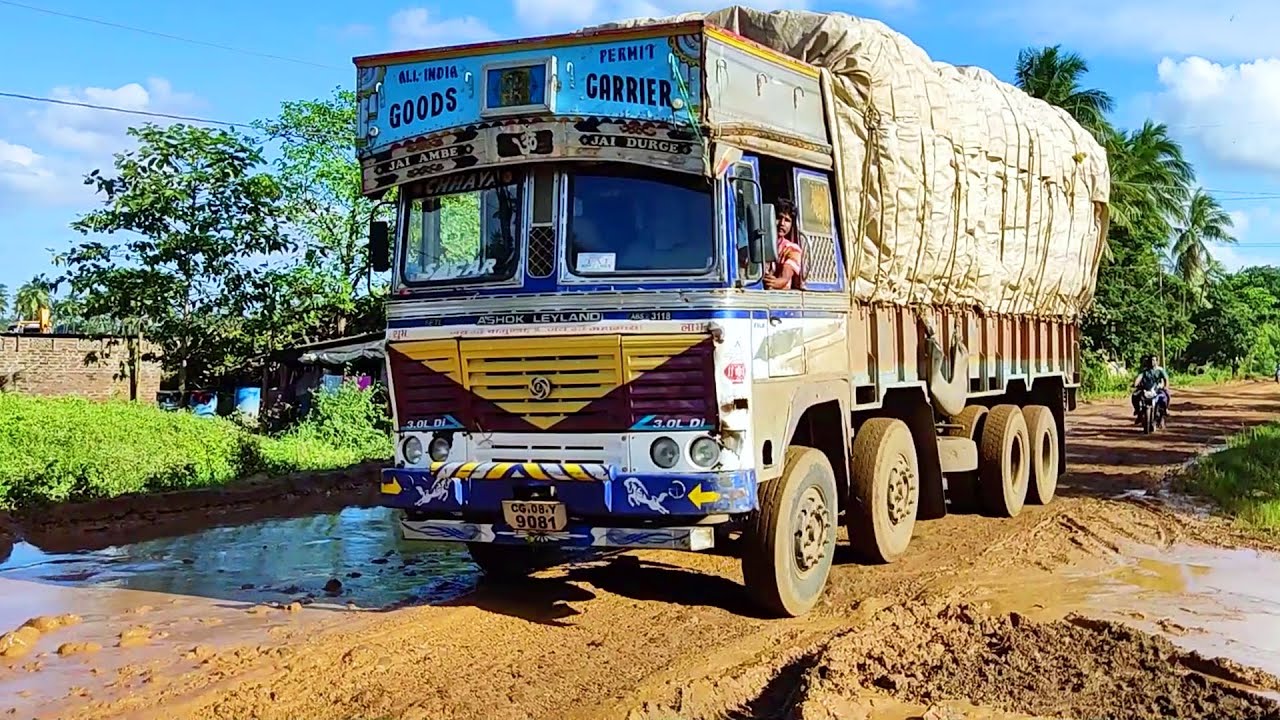 Mud Road Heavy Load Truck Driving | Truck Videos | Lorry Videos | Truck Junction