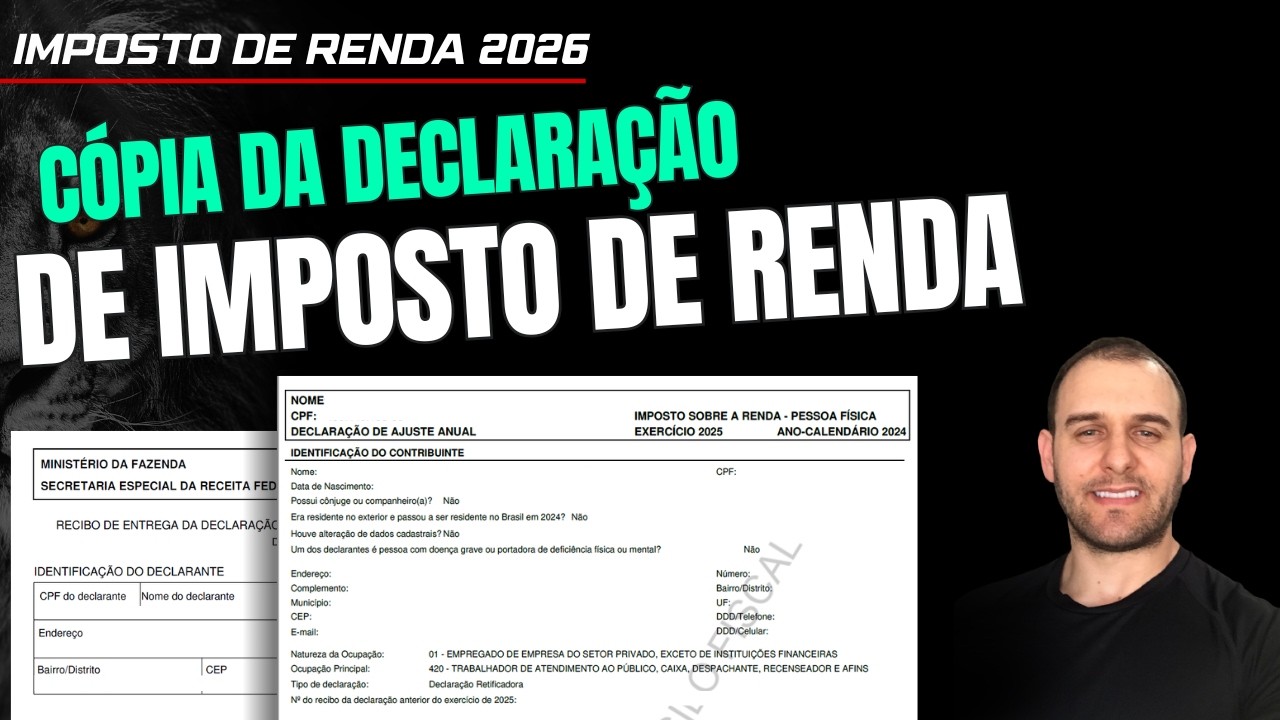 COMO GERAR UMA CÓPIA DA DECLARAÇÃO DE IMPOSTO DE RENDA (Passo a passo rápido 2026)