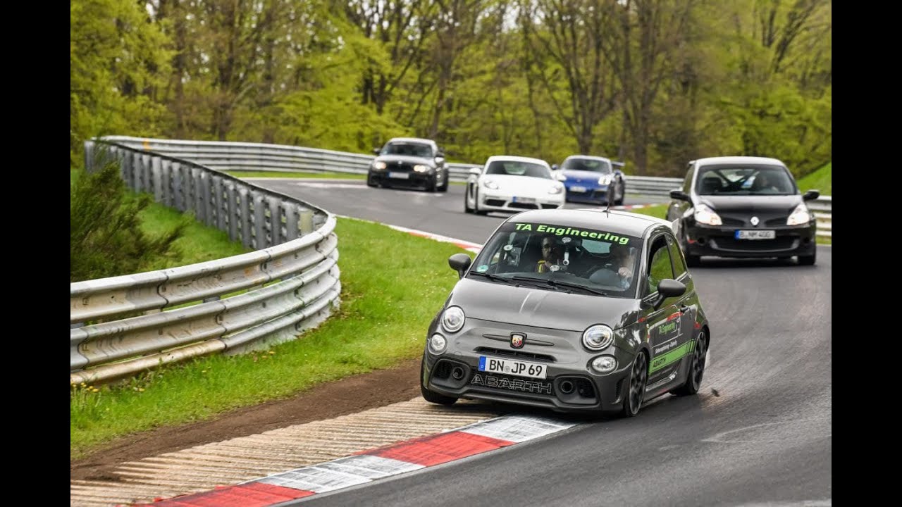Abarth 595 Tracktool von TA Engineering 8:50 am 15.05.2021 Nürburgring Nordschleife Touristenfahrten