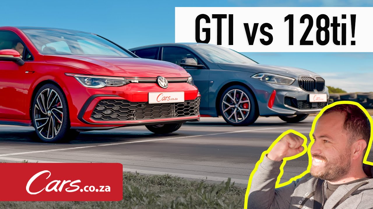 Golf 8 GTI против BMW 128ti — гонка на четверть мили, старт с места и с хода!
