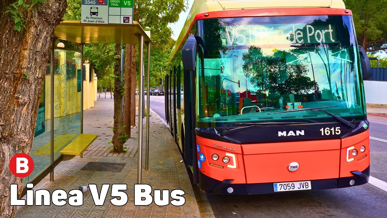 V5 Bus - Автобус из Барселоны - Полное путешествие