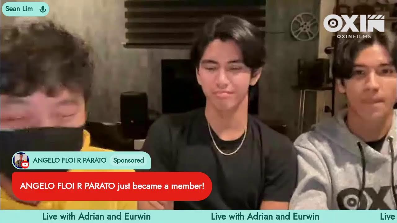 Live with Adrian and Eurwin!