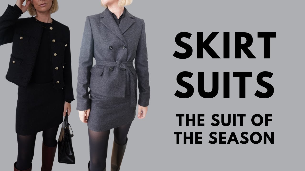 Skirt Suits: The Suit of the Season