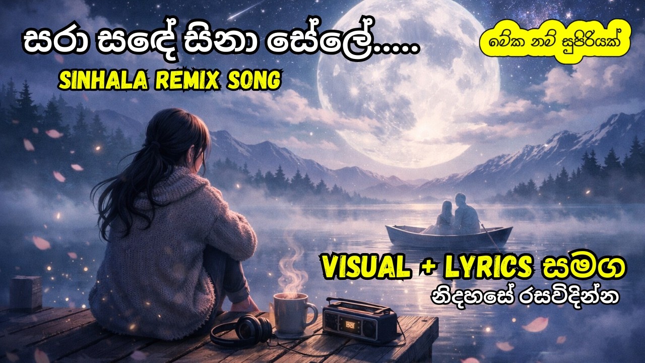Sara Sande Sina Sele 🌙 Dreamy Lo-Fi Chill Remix | Sinhala Chill Vibes 2026
