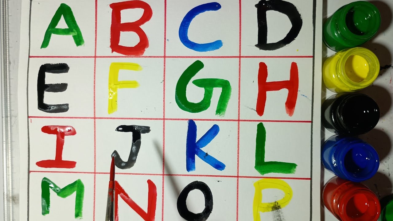 Learn alphabets with colors| Learn alphabets| Alphabets for kids| Alphabets abcd| Abcd |