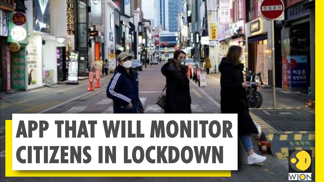 South Korea develops self-quarantine app to monitor location for travellers | COVID-19