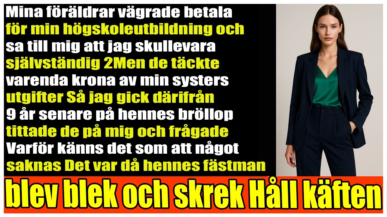 När jag bad mina föräldrar om hjälp med skolavgiften sa de Var självständig  9 år senare