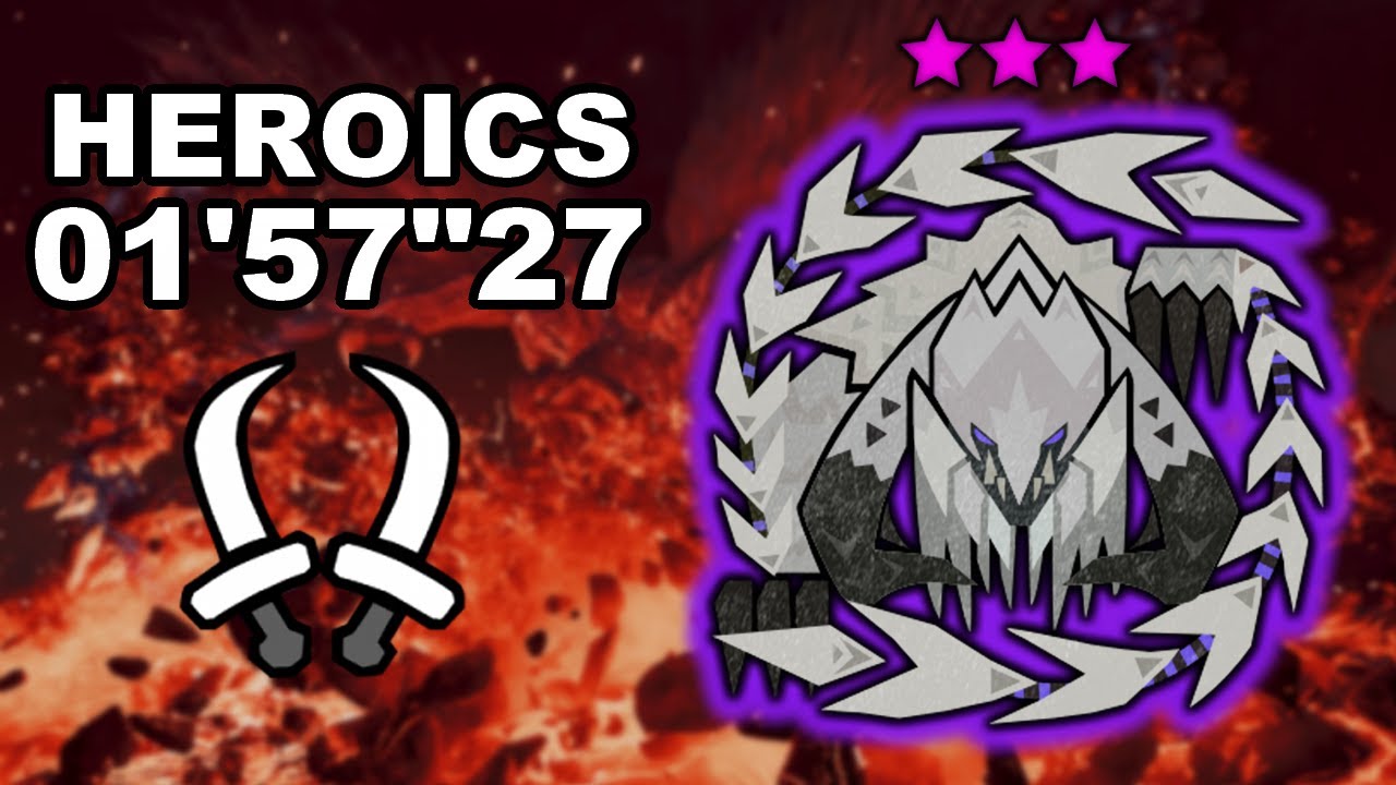 MHWilds – 3★ Tempered Arkveld 01'57"27 Dual Blades