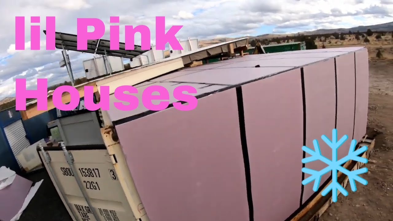 Outsulation -Shipping Container Tiny Home Build. Insulating outside of container