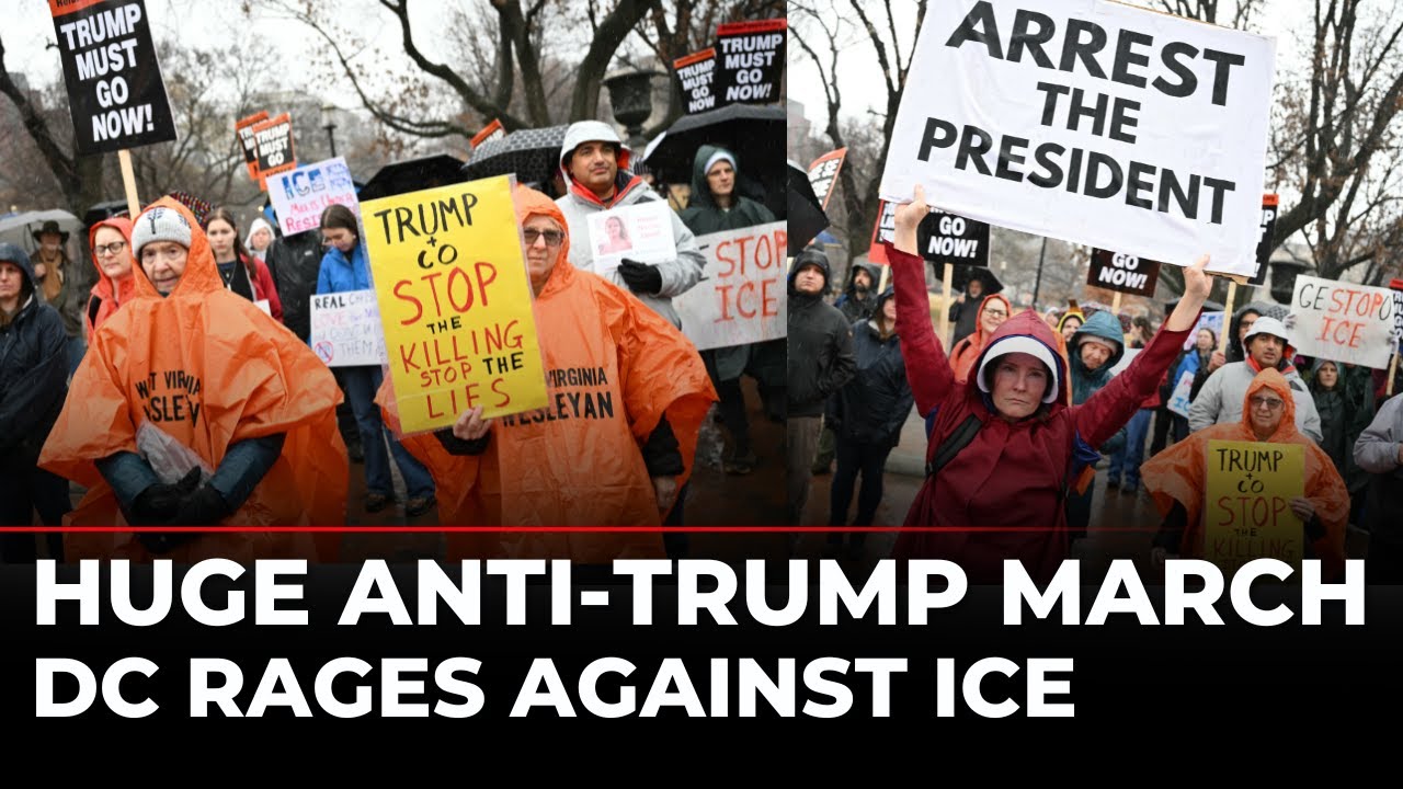 Anti-Trump Protest LIVE: D.C. Rages Over ICE After Minneapolis Shooting | Washington | US News LIVE