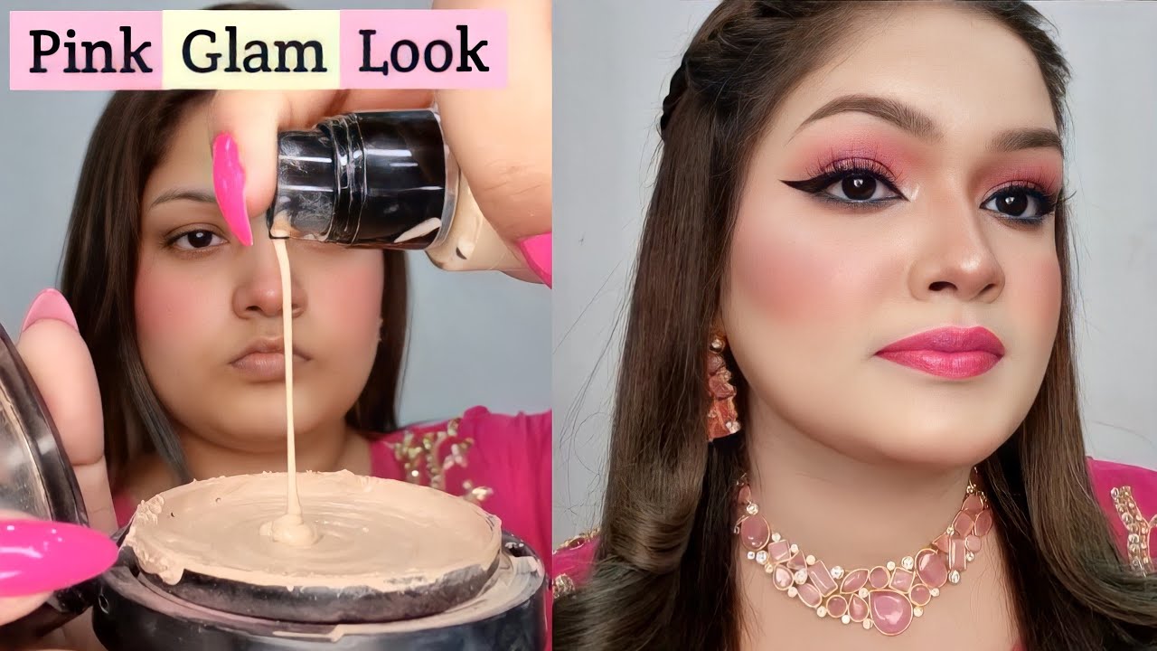Pink Glam Makeup Look 2022 || Classy look in just few Minutes !!
