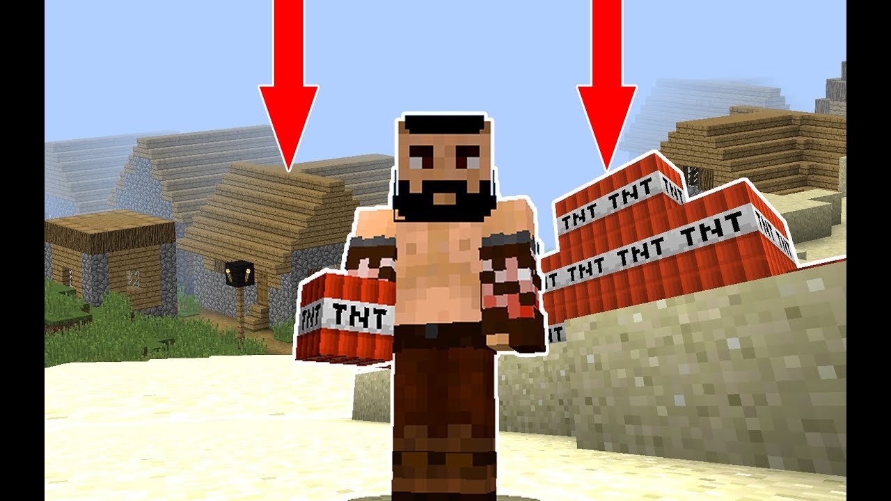 Minecraft - Angry BIGnoob Blew Up The NPC Village