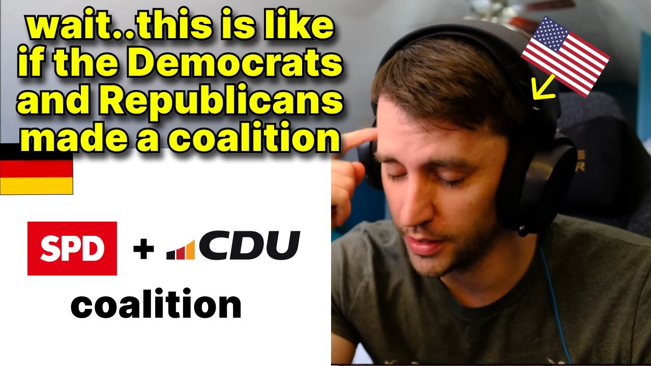 American reacts to COALITION TIME IN GERMANY