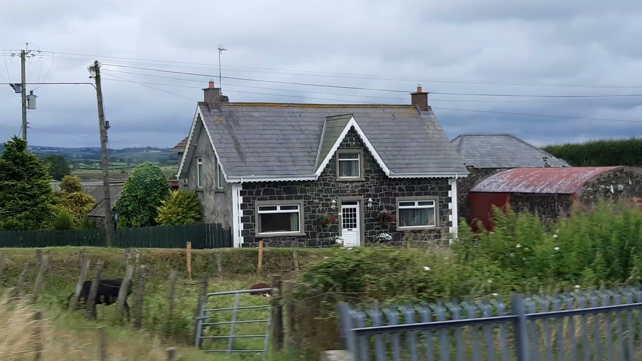Cullybackey to Ballymoney by train.  NI Railways.