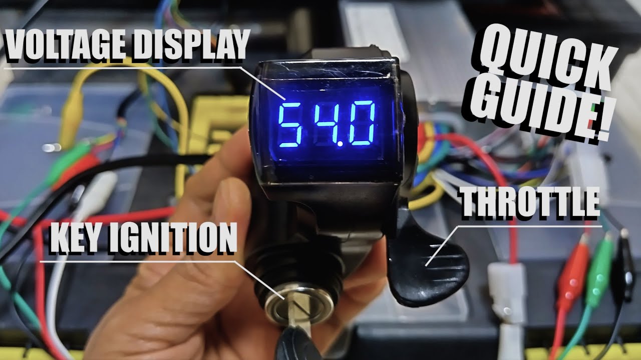 How to Install KEY IGNITION SWITCH with Throttle on a Brushless Controller