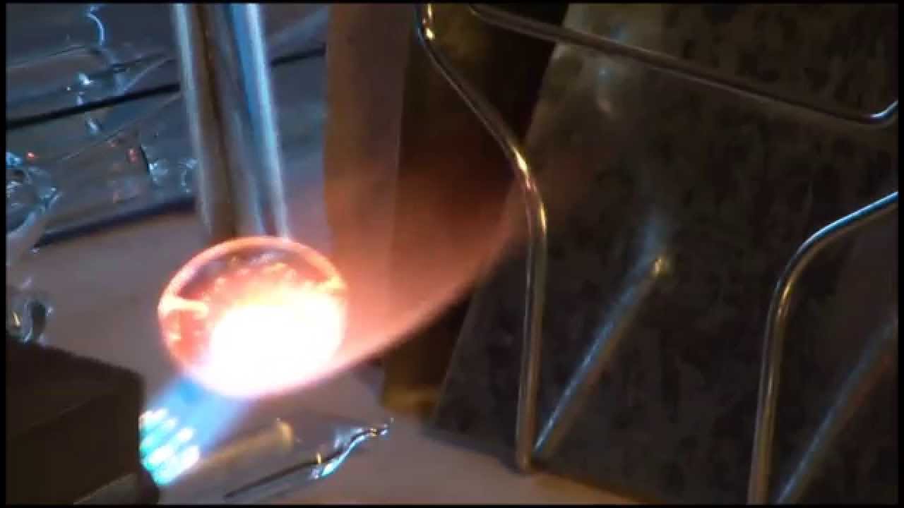Boro Pendant Full Length with Aspen Hot Glass by Bill Grout
